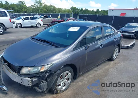 2015 Honda Civic Lx из США, поврежденный, VIN 19XFB2F51FE094487